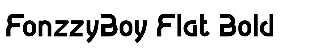 FonzzyBoy Flat Bold
